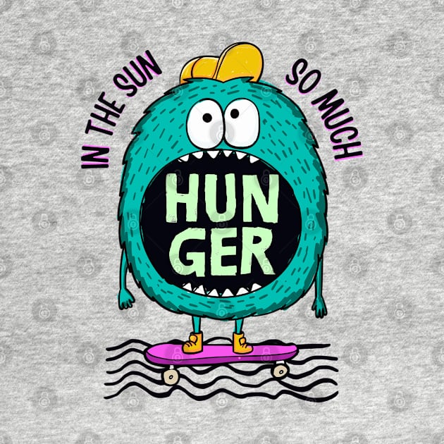 Hungry Funny Monster by The Good Message Store